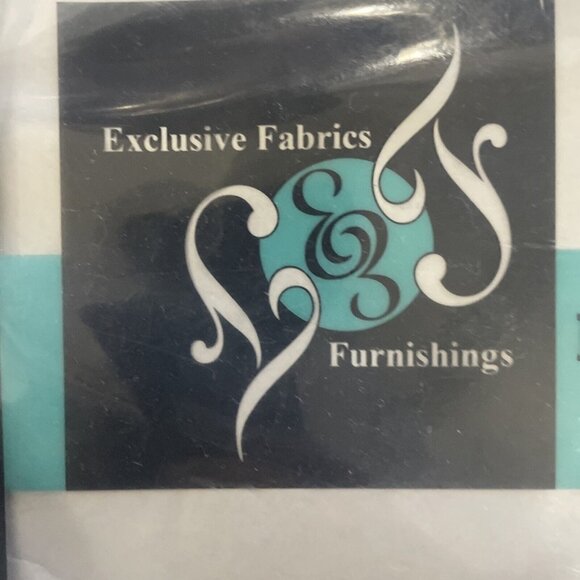 Exclusive Fabrics White Orchid Faux Linen Sheer Curtain  50 In X 108 In - Picture 4 of 5